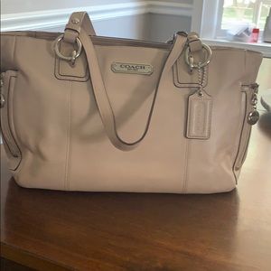 Coach soft leather shoulder bag